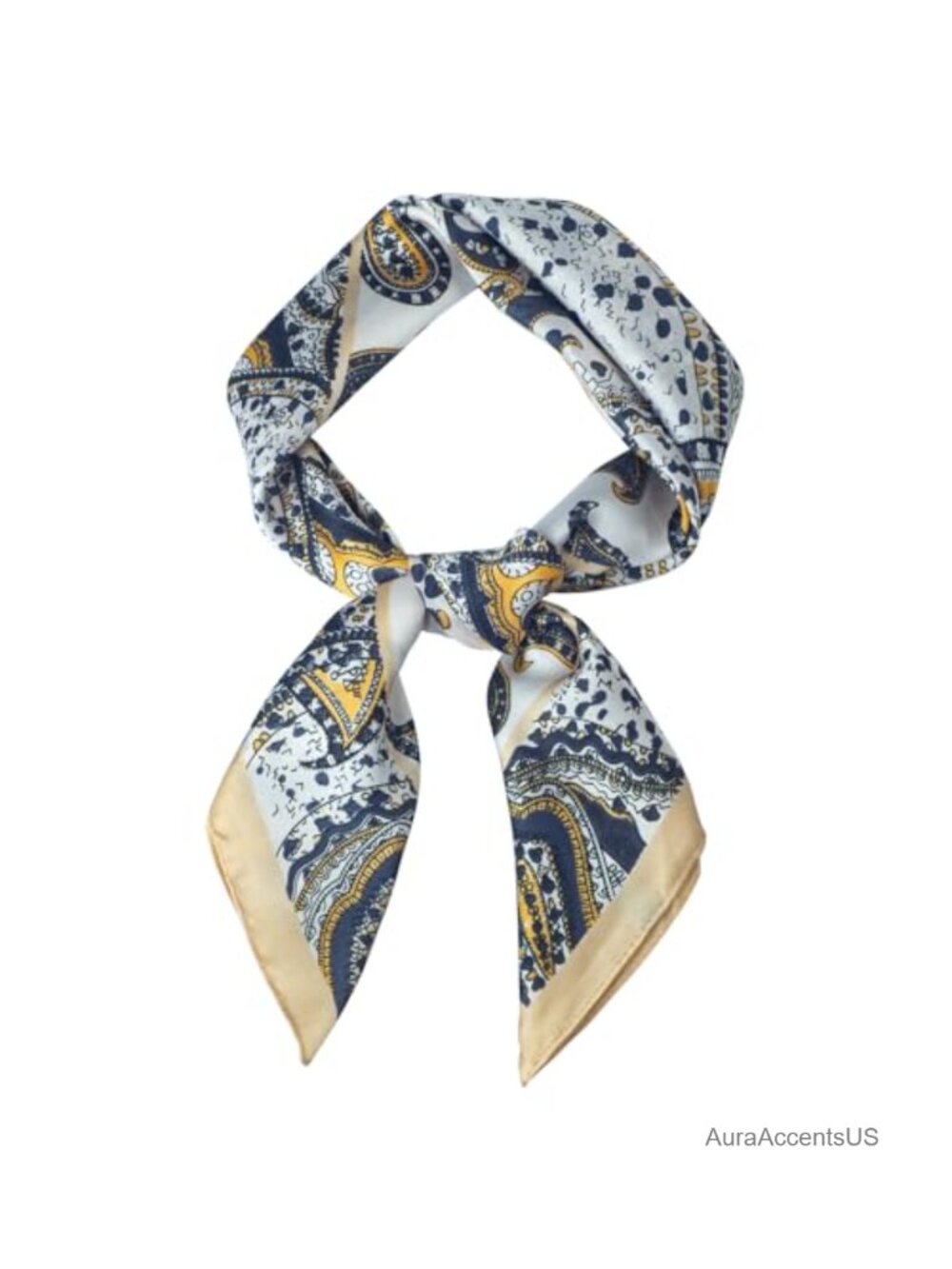 Silky Soft Lightweight Square Scarf Women Multipurpose Headscarf Bandana